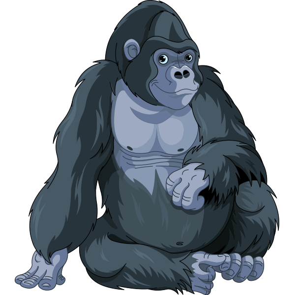 Icon gorilla clipart