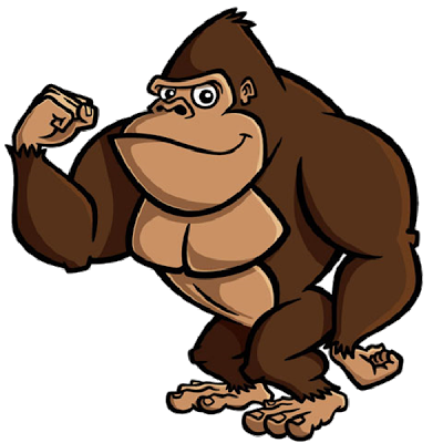 Brown clipart gorilla