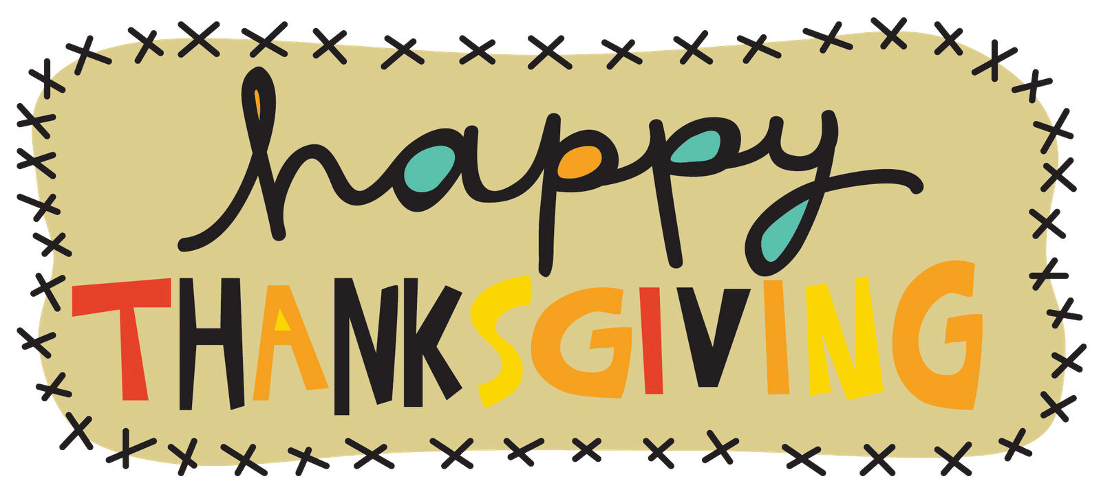 Happy Thanksgiving Clipart Transparent 