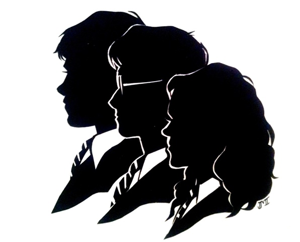 Silhouette clipart harry potter 