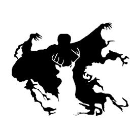 Harry potter silhouette clipart