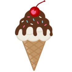 Ice cream cones cute clipart and on 2 - Clip Art Library