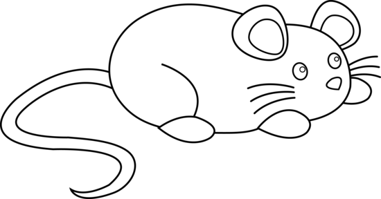 Mouse clipart outline