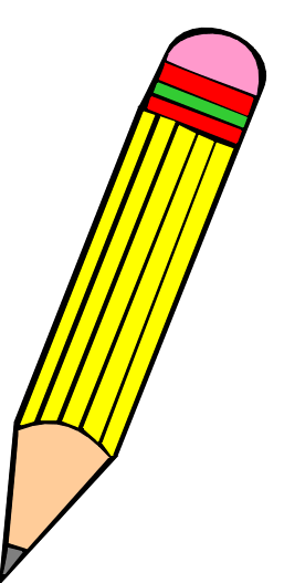 pencil line clip art