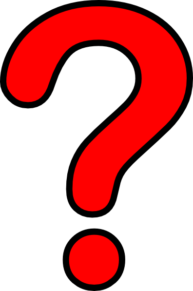 Question Mark Red Clip Art 