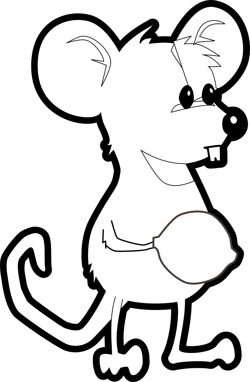Free Rat Clipart Black And White, Download Free Rat Clipart Black And