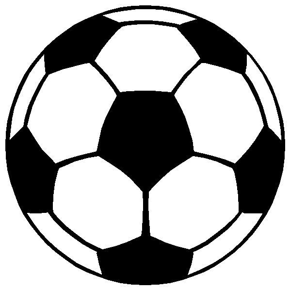 Soccer ball clip art black and white free 2 