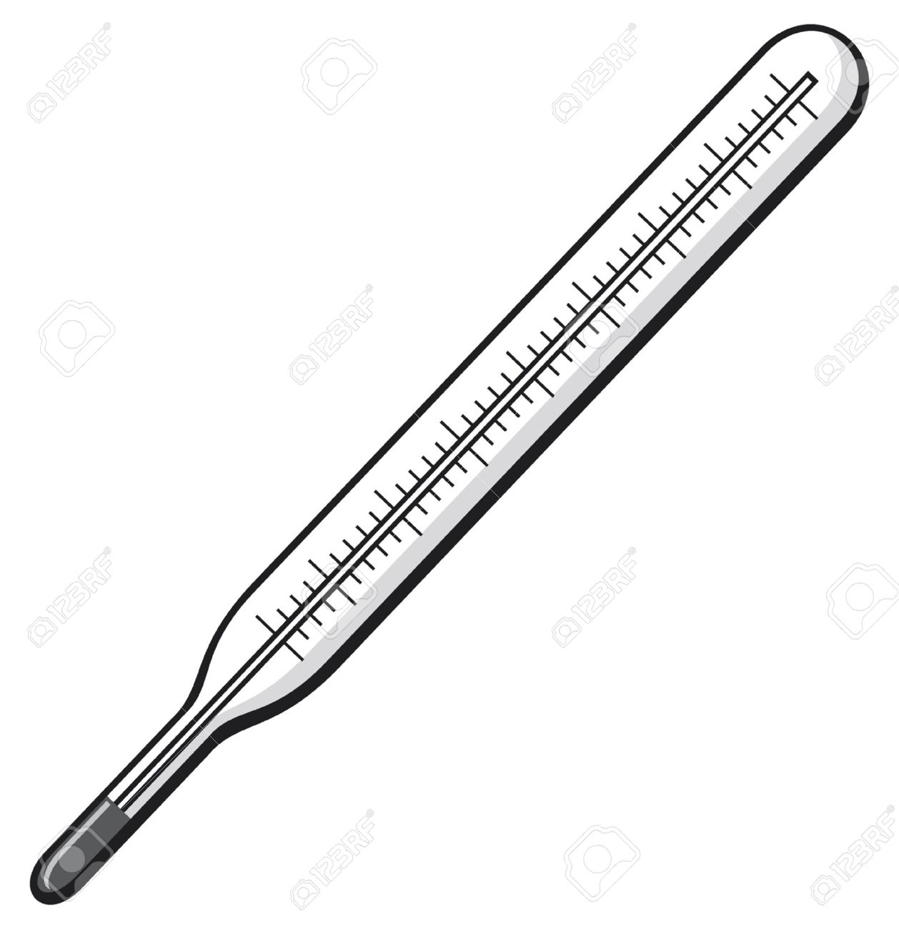 medical thermometer clipart