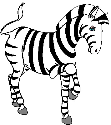Free zebra clip art 