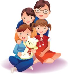3D Happy Family 17 Summer Happy family, 3d 