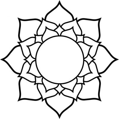 Flower Clipart Black And White
