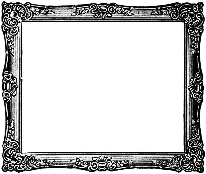 Pleasing Picture Frame Clip Art Border  Free Clipart