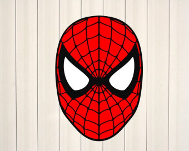 Spiderman SVG, Spiderman face SVG, spiderman clipart, Cut files for cricut  silhouette, png, eps, svg