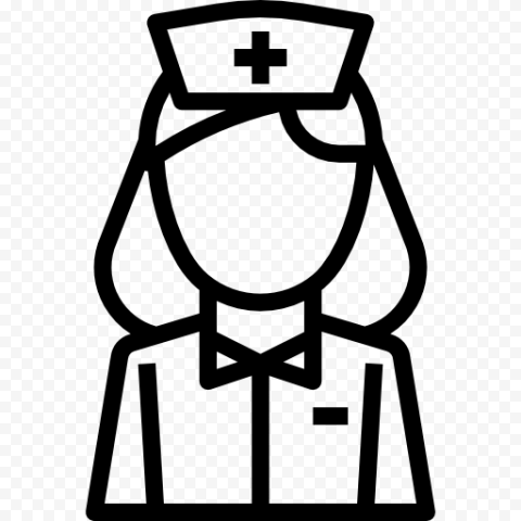 Nurse Icon - Medical Professional Symbol for Healthcare Websites