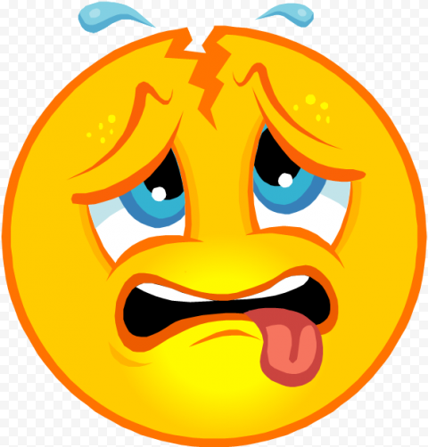 Stressed Emoji Icon - Visual Representation of Overwhelm and Burnout