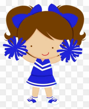 Cheerleader Clipart - Free Downloadable Cartoon Illustration for Kids & Events