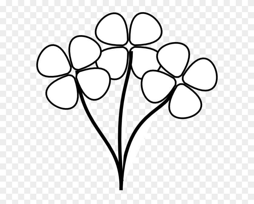 Free Printable Flower Line Art for Coloring and Crafts
