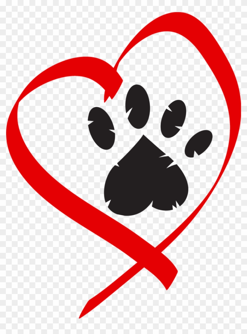 Pet Love Heart Logo - Compassion and Animal Care Symbol