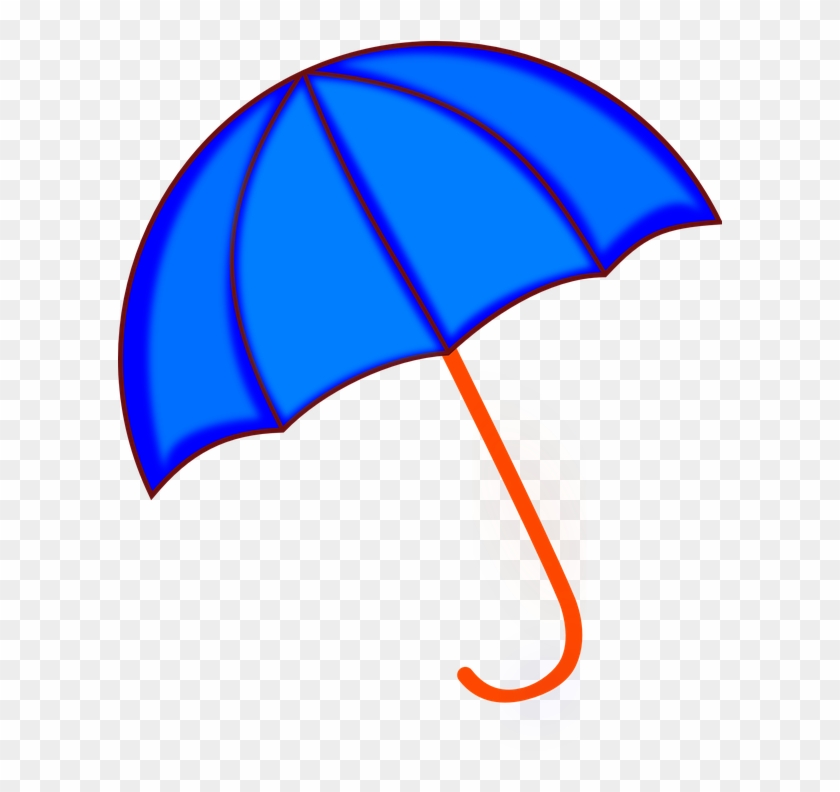 Blue Umbrella Illustration - Free PNG Clipart for Weather & Rain Themes