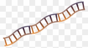 Film Strip Graphic - Vintage Cinematic Design Element