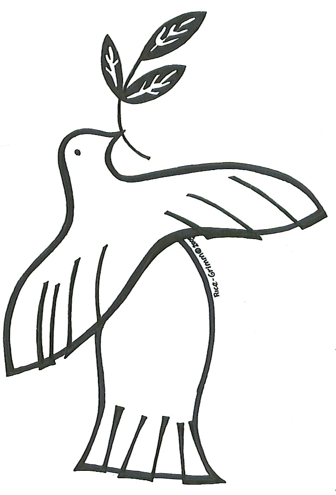 Peace Dove with Olive Branch - Symbol of Hope and Harmony