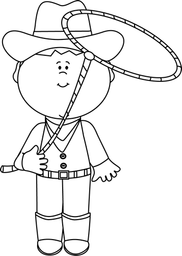 Cowboy Coloring Page for Kids - Free Printable Activity