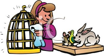 Freeing Animals from Cages - Illustration of Compassion and Care