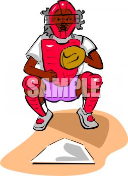 Baseball Catchers Clip Art Library