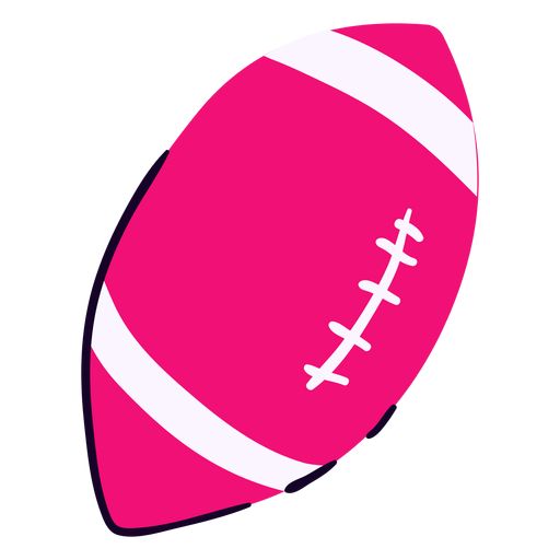 footballs pink - Clip Art Library