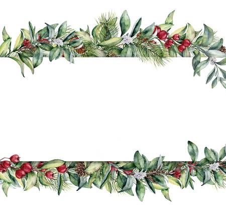 Christmas Tree Branch Decoration Frame Divider Holiday Garland - Clip 