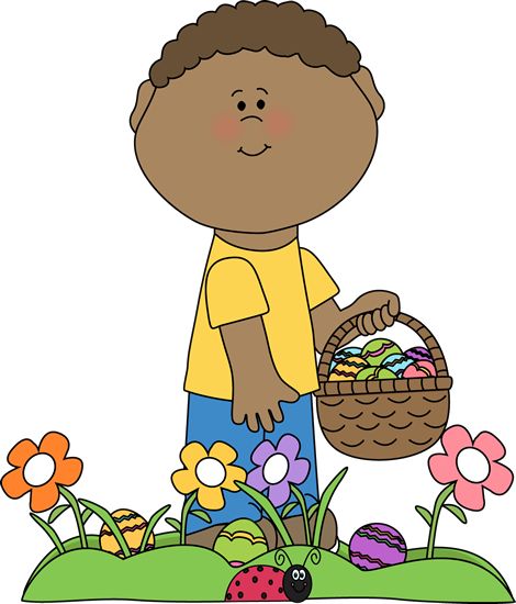 Happy Easter Egg Hunt Clipart - Free Download for Kids’ Activities