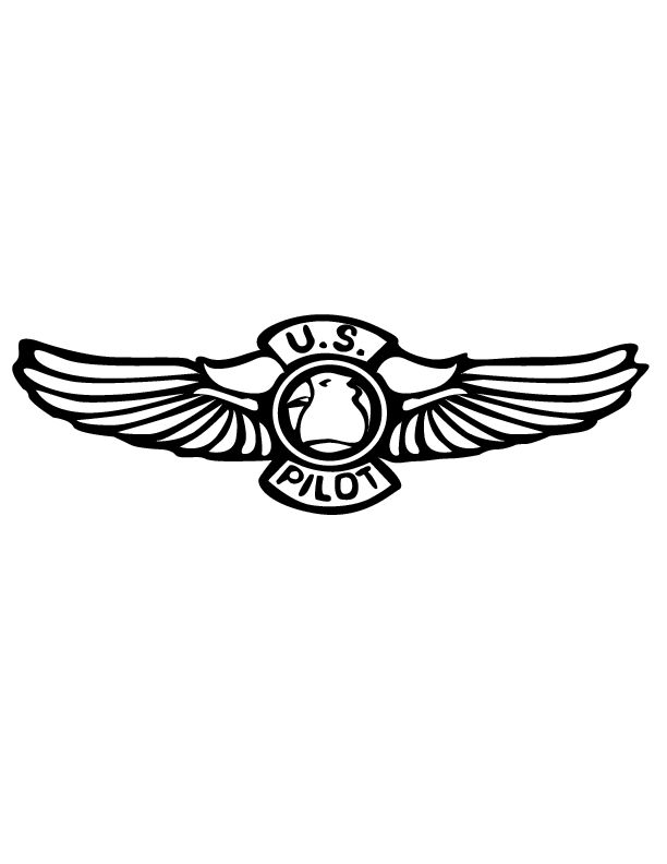 U.S. Pilot Wings Insignia - Official Aviation Badge Symbol