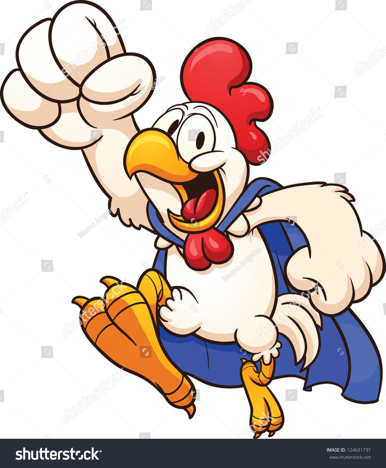 flying chickens - Clip Art Library
