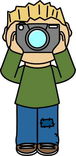 Kid Photographer Clipart - Free Illustration for Educational & Creative Use