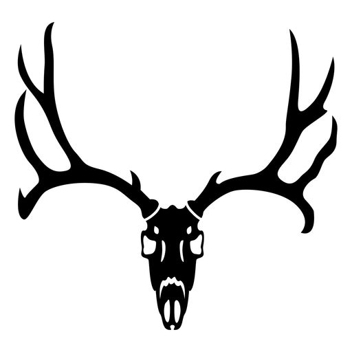 Deer Skull Stock Illustration - Download Image Now - Skull, Deer - Clip 