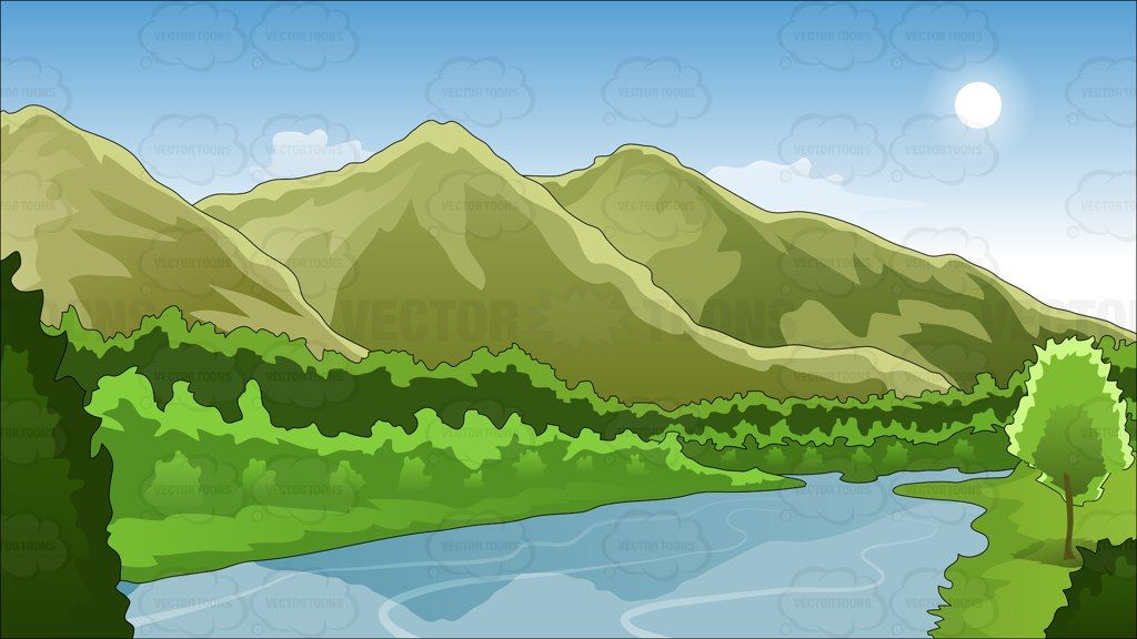 Cartoon Mountain Landscape, PNG, 4449x2653px, Cartoon, Area, Art - Clip ...