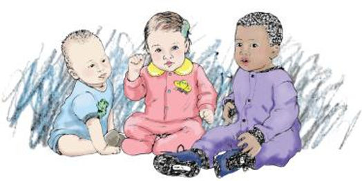 Diverse Babies Playing Together - Inclusive Early Childhood Imagery
