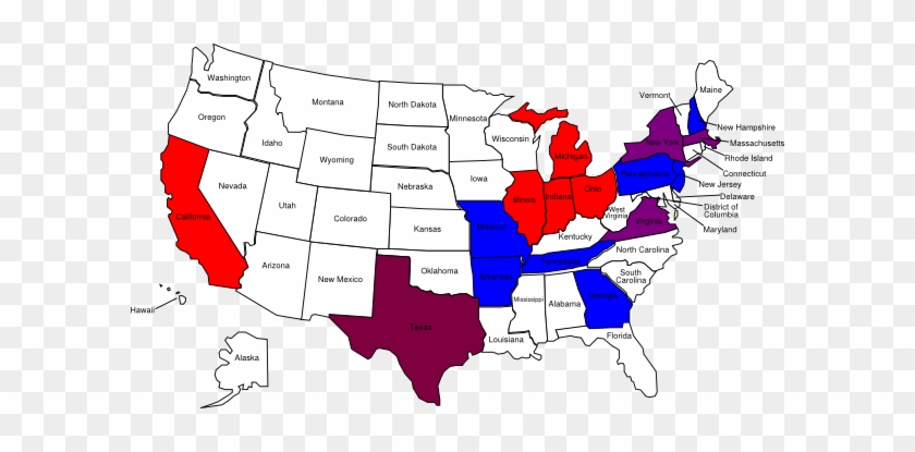 U.S. Regional Map by Political, Demographic, or Economic Category