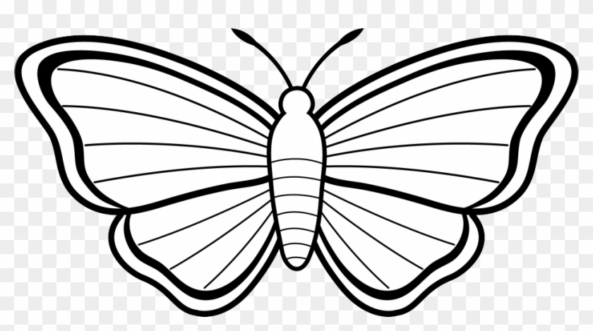 Butterfly Coloring Page - Free Printable Outline for Kids & Adults