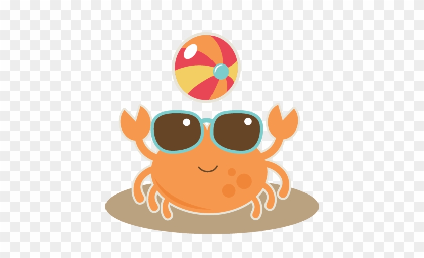 Fun Beach Crab Illustration - Summer Clipart for Kids & Designers