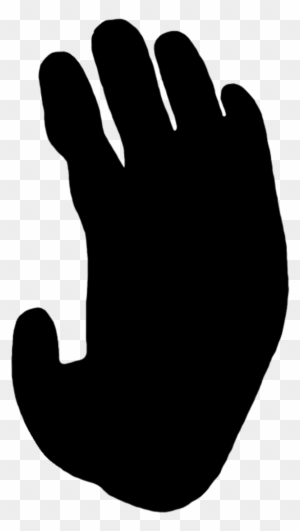 Stop Hand Silhouette Icon - Free PNG Clipart for Web & Design
