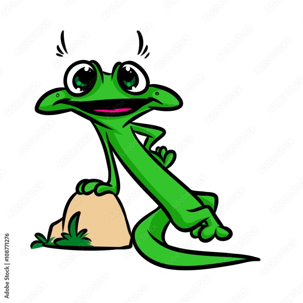 Gecko Clipart - Cute Reptile Clip Art - Commercial Use OK - Clip Art ...