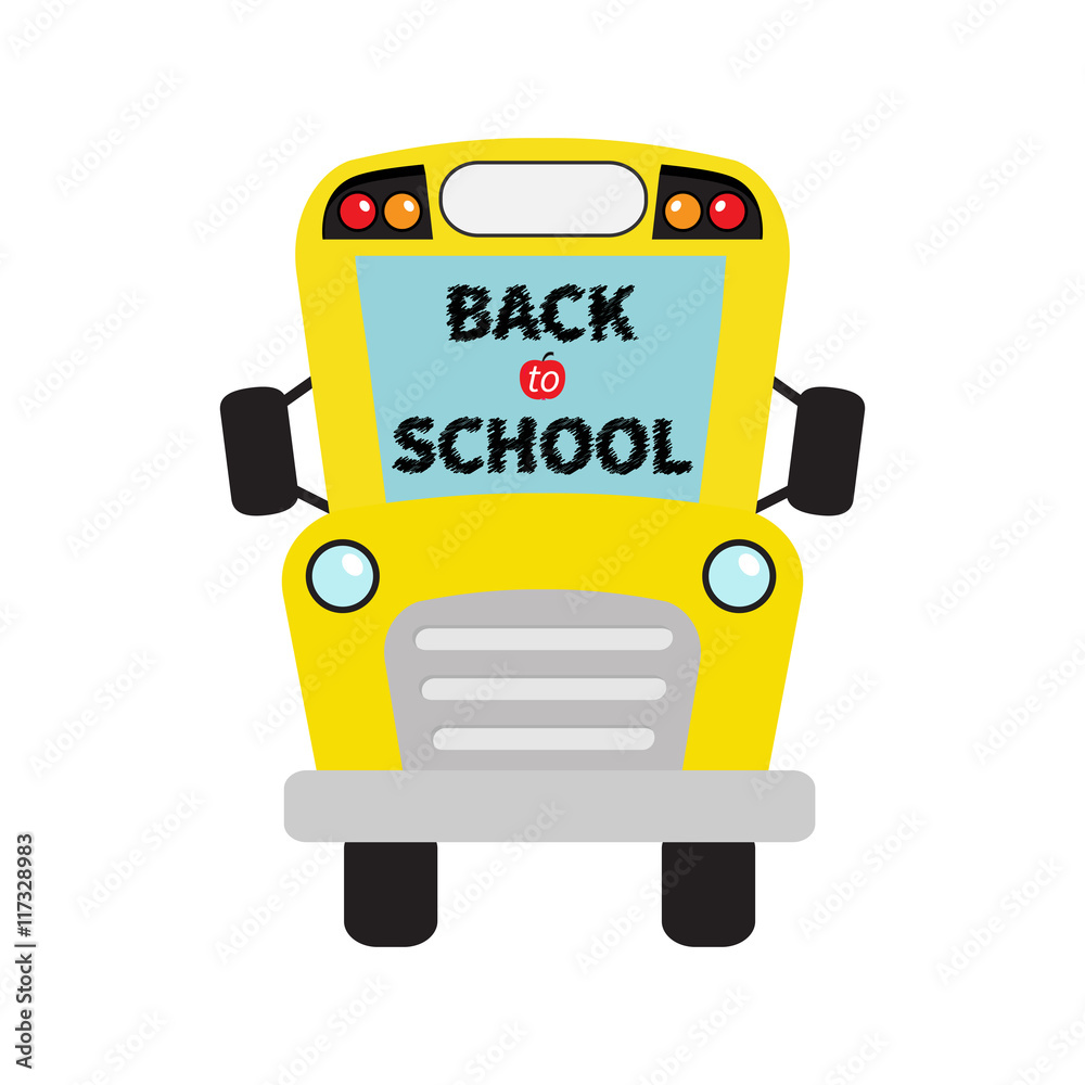 Back to School Bus Illustration - Free Clipart for Education & Marketing