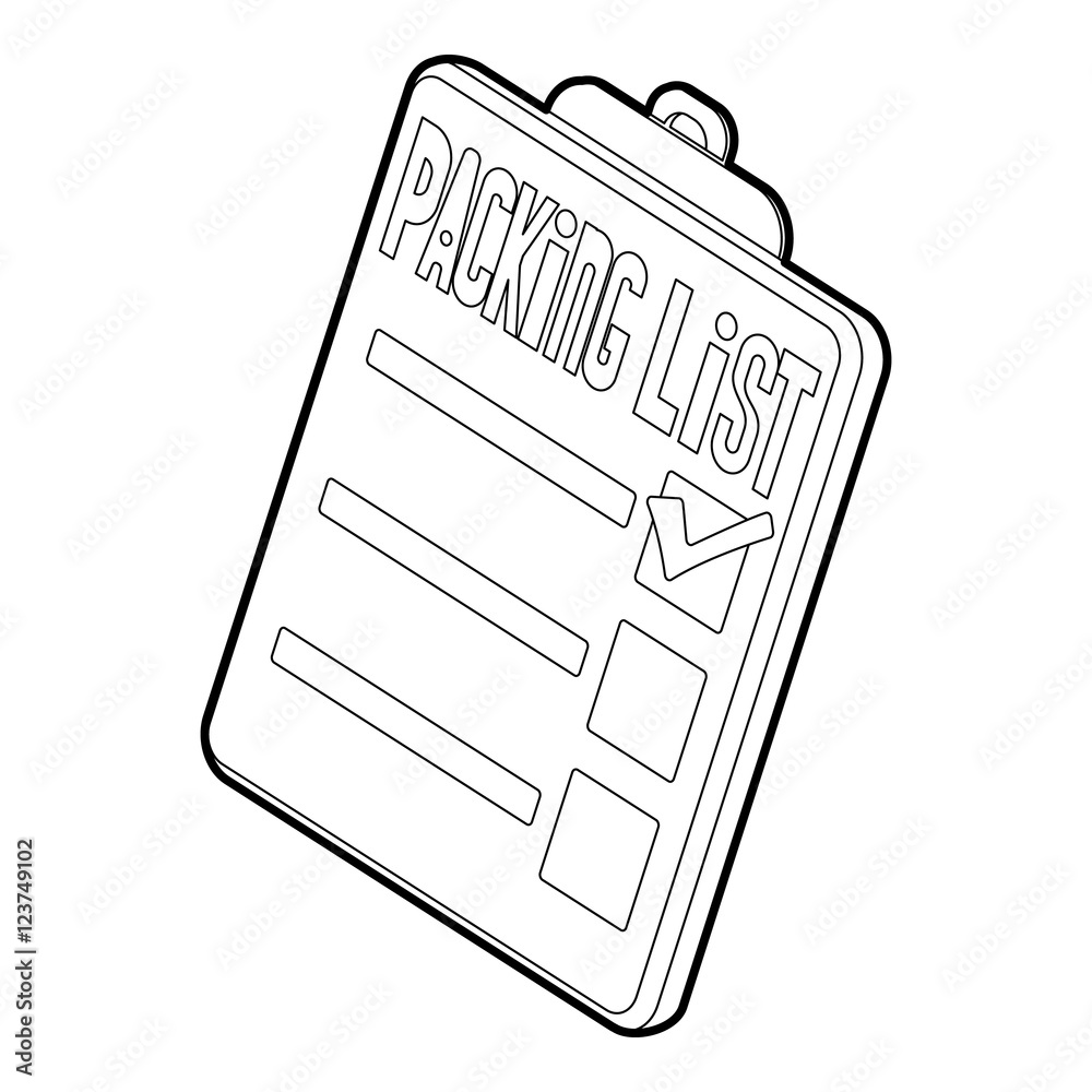 Packing Slip With Wooden Box Royalty Free Svg Cliparts Vectors Clip Art Library