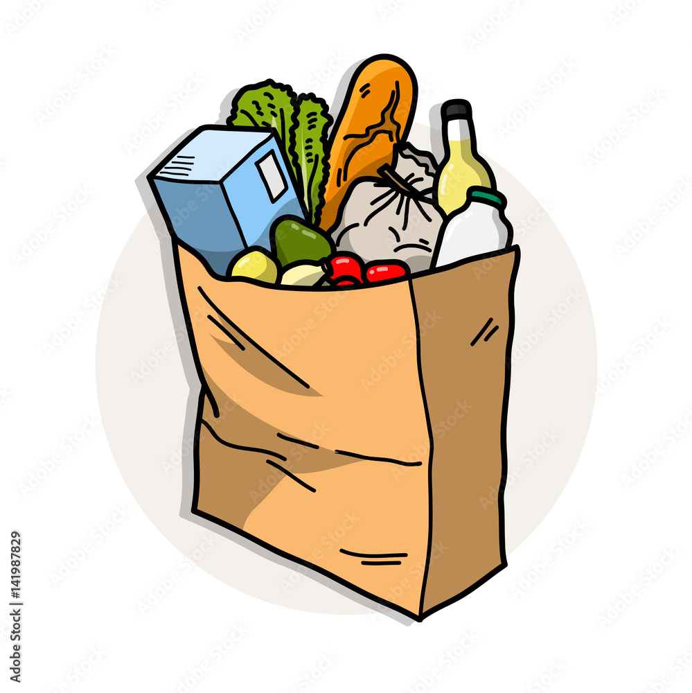 Grocery Bag PNG and Grocery Bag Transparent Clipart Free Download ...