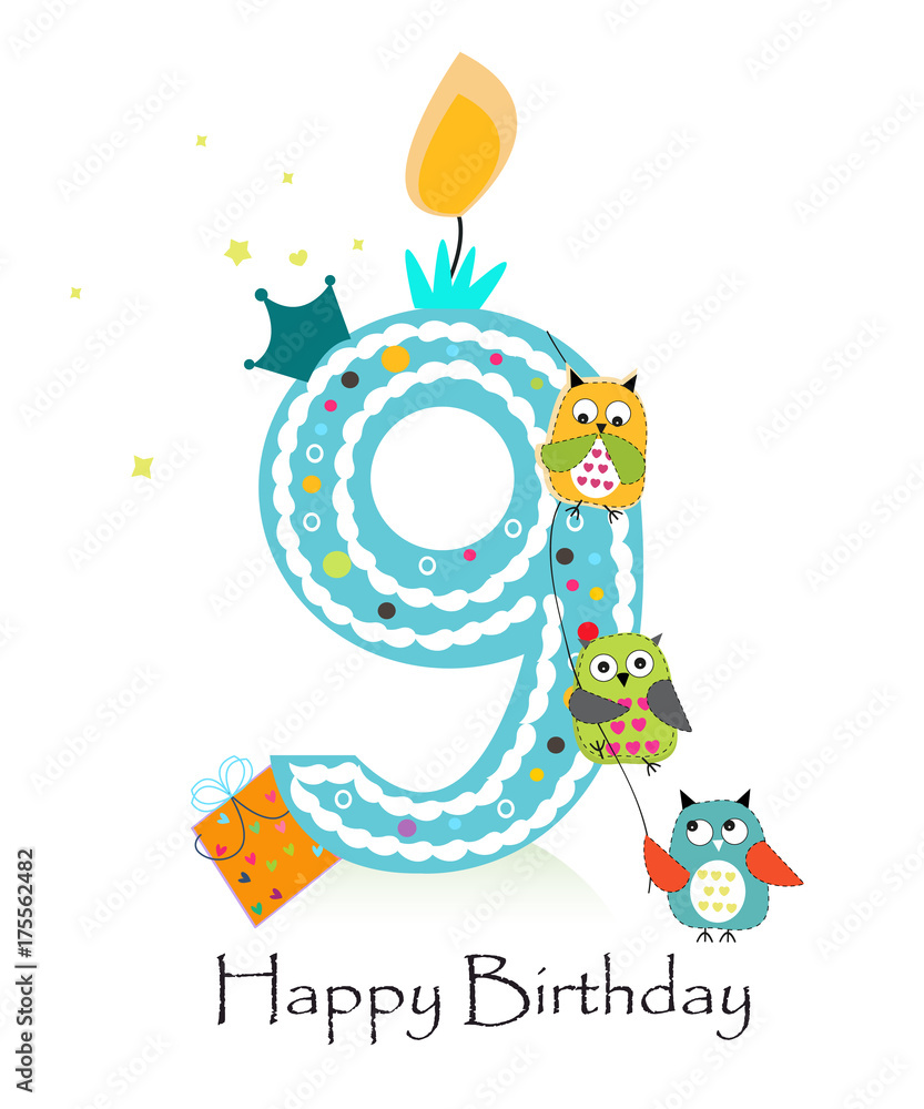 9th birthdays - Clip Art Library