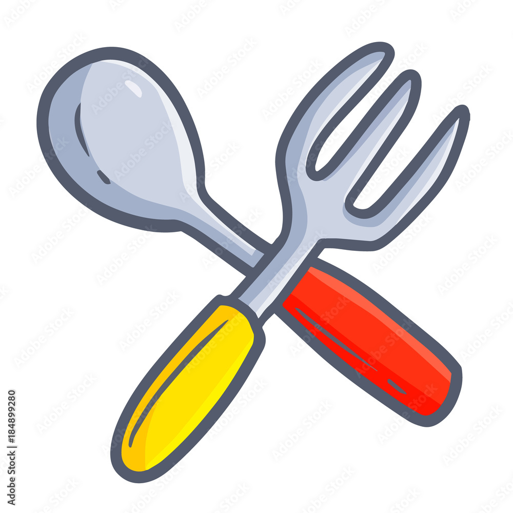 3,000+ Knife Fork Spoon Clip Art Illustrations, Royalty-Free - Clip Art ...