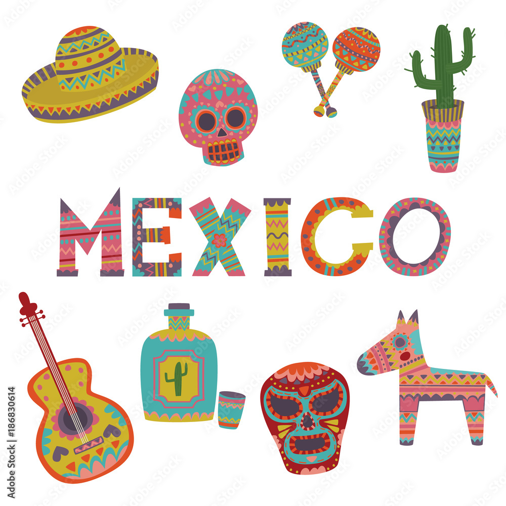 Cinco De Mayo Clipart Bundle Mexico Clip Art Pinata Cactus -  Finland