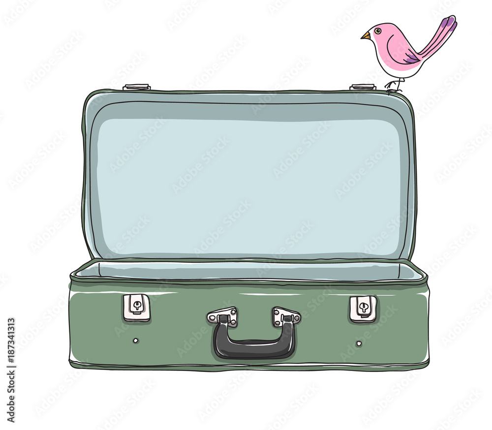 cute suitcases - Clip Art Library