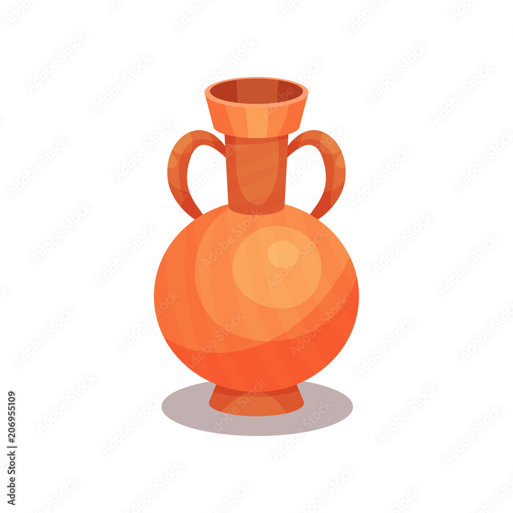 clipart-of-a-black-and-white-sketched-two-handled-ancient-amphora